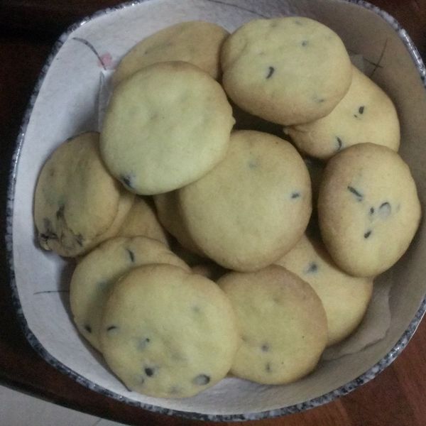 巧克力豆餅乾 : 梁小逸一起做