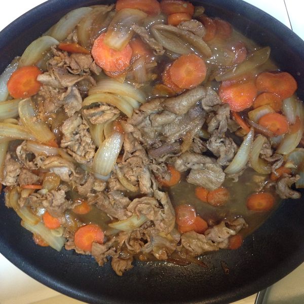 薑燒豬肉蓋飯：jean 一起做