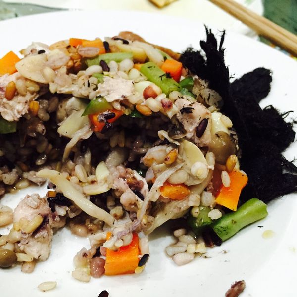 【電鍋食譜】野菇雞肉炊飯：bao 一起做