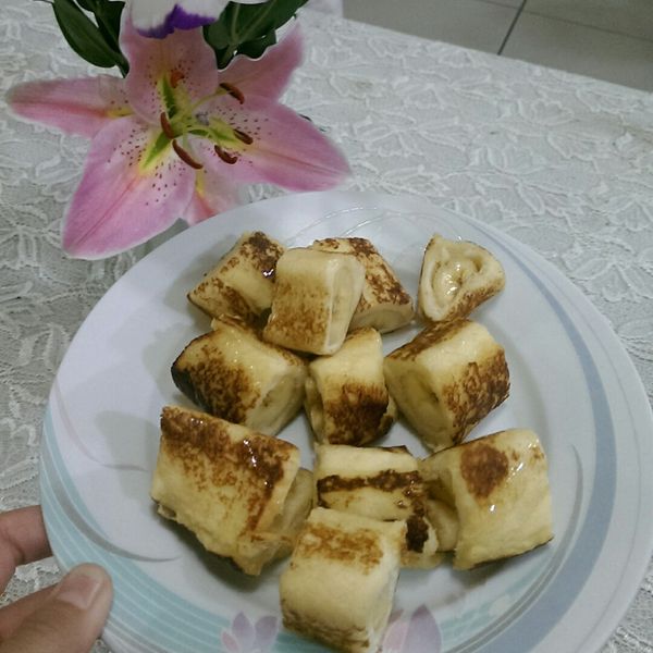 蓁料理♥法式香蕉土司捲：Vicky Wu 一起做