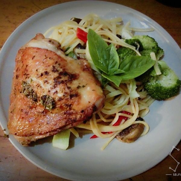 大蒜乾炒義大利麵 : 邱丹丹一起做