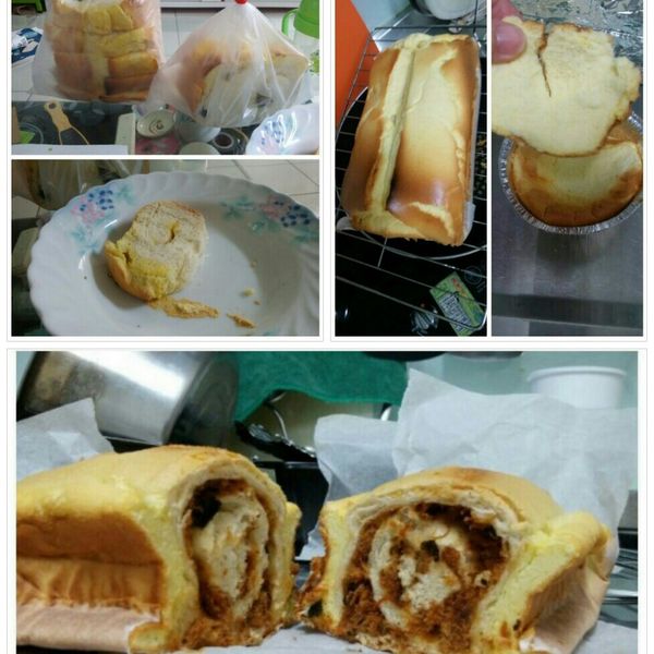 肉鬆蛋糕吐司：黃靖珺 一起做