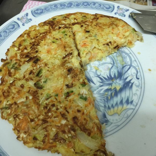 野蔬煎餅《家樂福廚神大賽2015》:岑岑廚藝 一起做