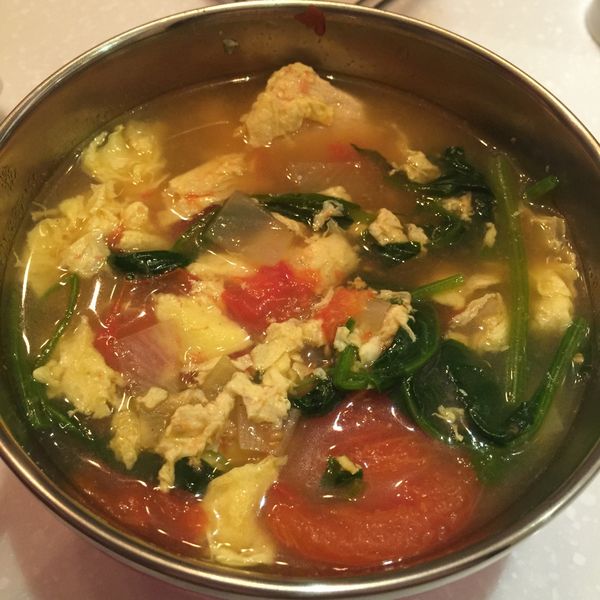 牛番茄蛋花湯 : Annie Hsu一起做