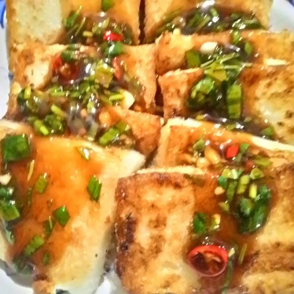 蘿蔔糕：葡萄柚 一起做