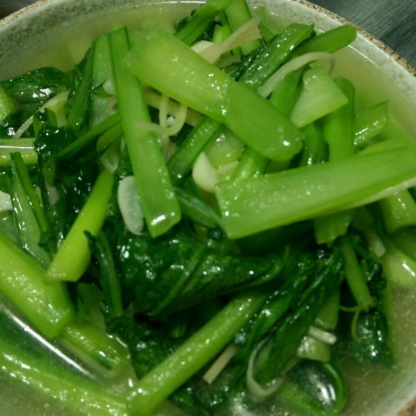 清炒油菜：許羽馨 一起做