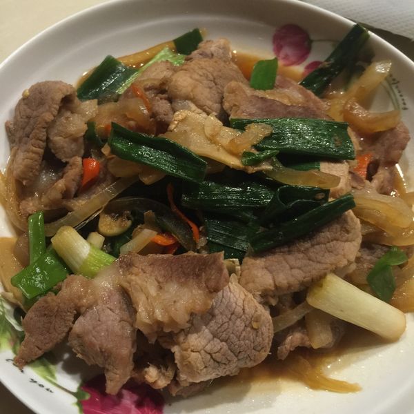 蔥爆豬肉 - {家常經典} : 岑岑廚藝一起做