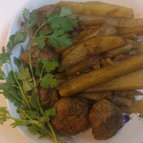 馬鈴薯燉肉 : 鈺宸一起做