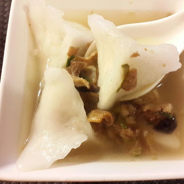 油蔥水晶餃【牛頭牌端午好香拌】:安妮 一起做