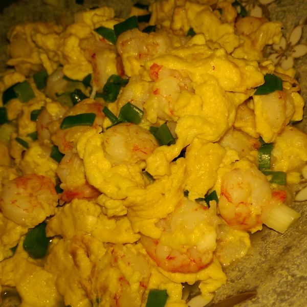 滑蛋蝦仁：鄭曉莉 一起做