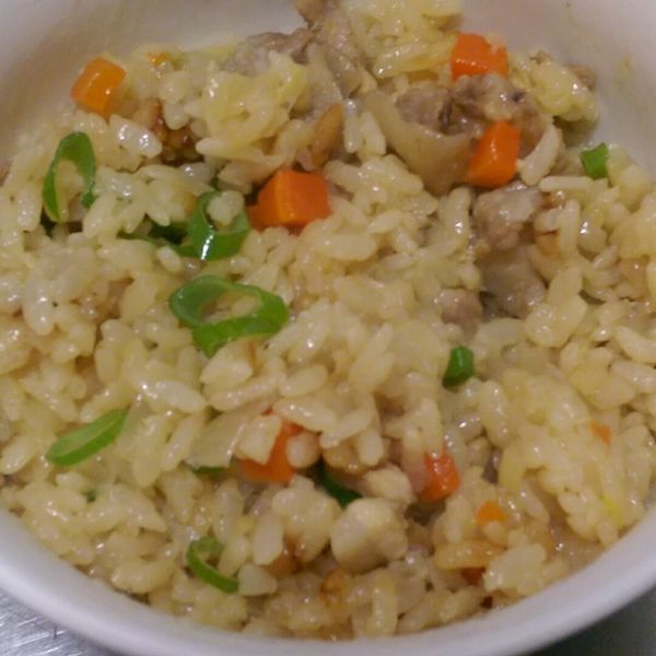 蔬菜豬肉炊飯 : 許嘉純一起做