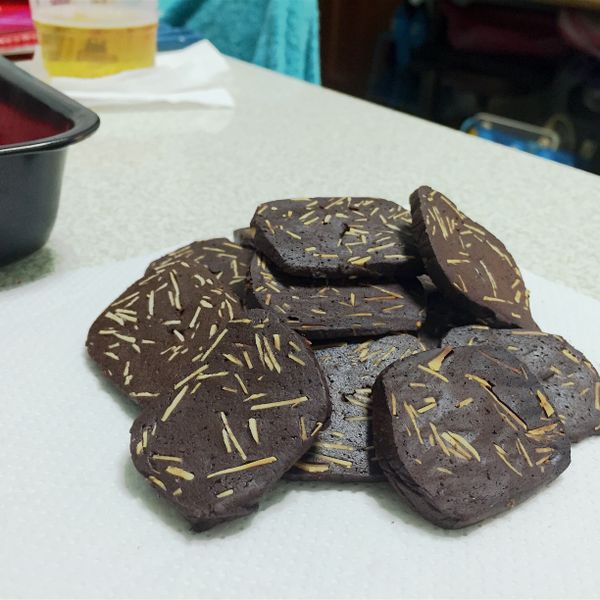 🍫巧克力杏仁餅乾🍫 : 瞳一起做