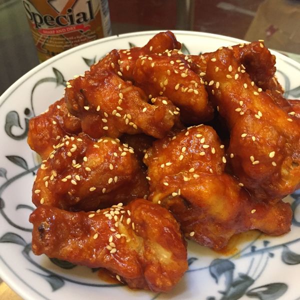 韓式炸雞 닭강정 : 張芸兒一起做