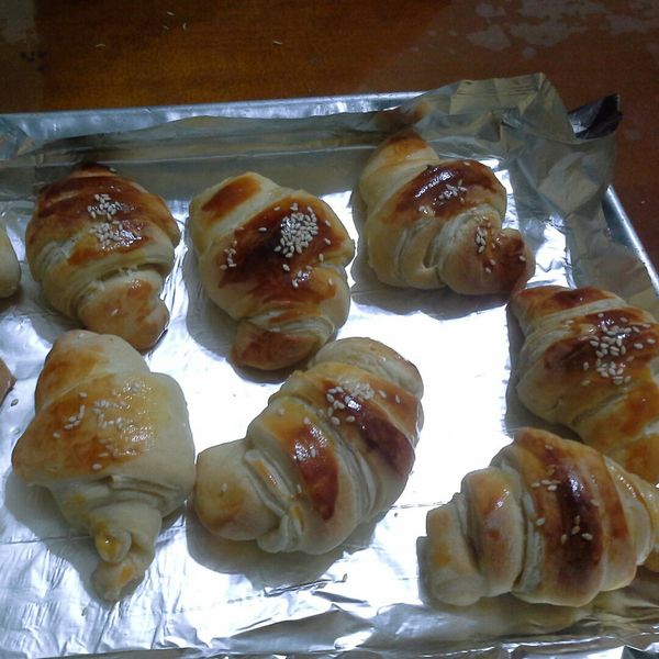 可頌起酥牛角麵包：syuan 一起做