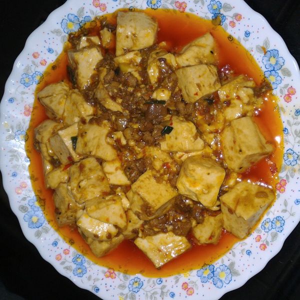 麻婆豆腐 : 心心一起做