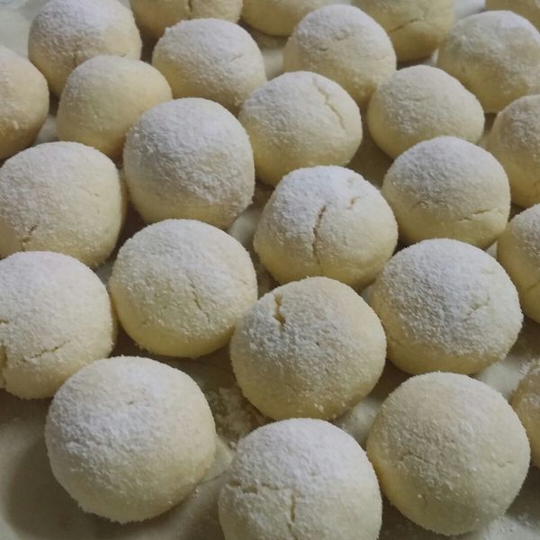 入口即溶雪球餅乾：阿丁 一起做