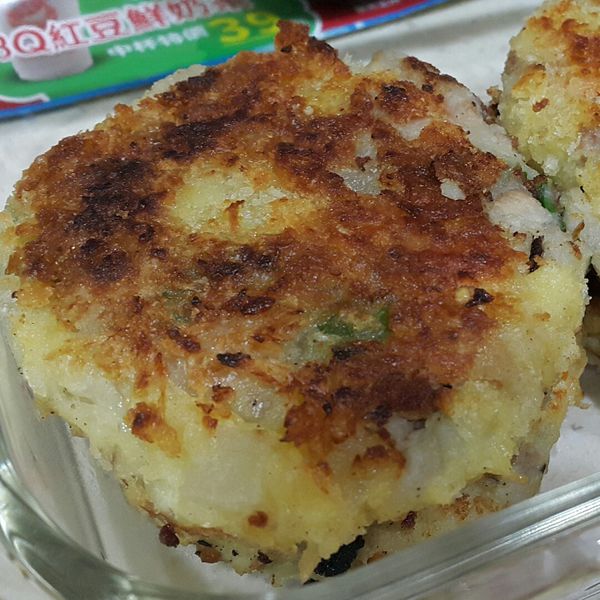 香蔥豬肉可樂餅「味之素品牌」高鮮味精 : 野獸吃美食一起做