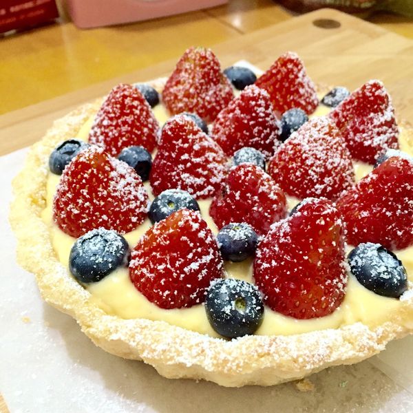 【七夕食譜】法式草莓塔 : Ting-yu Chang一起做