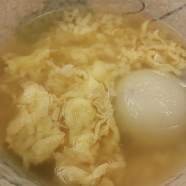 酒釀蛋芝麻湯圓 : 小餅一起做