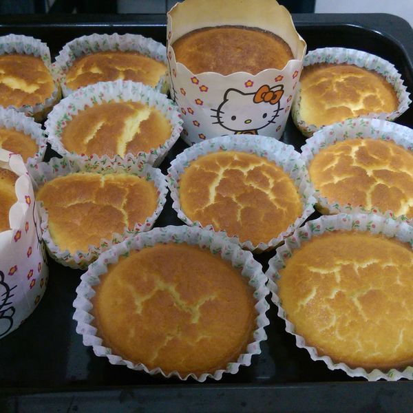 日式海綿雞蛋糕(燙麵法)：大馨 一起做