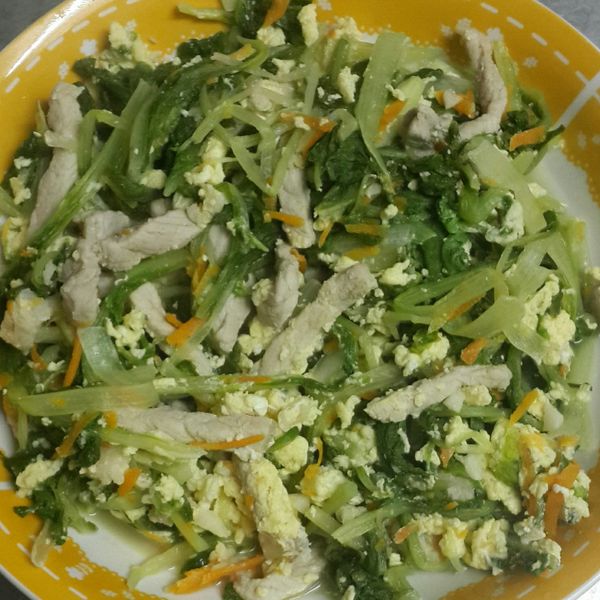 小白菜炒蛋【食在養生】 : 邱小孟一起做