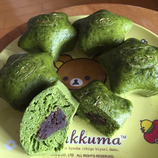 蒸抹茶红豆包：Stella Li 一起做