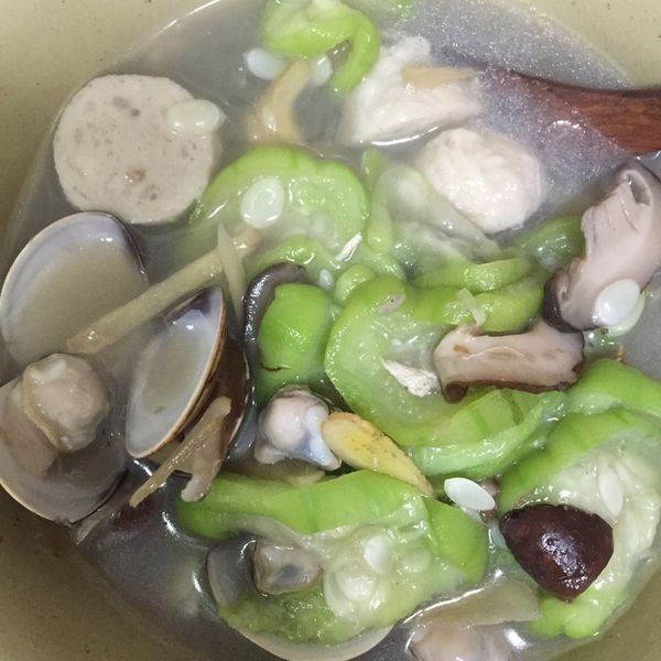 絲瓜蛤蜊 : 李靜美一起做