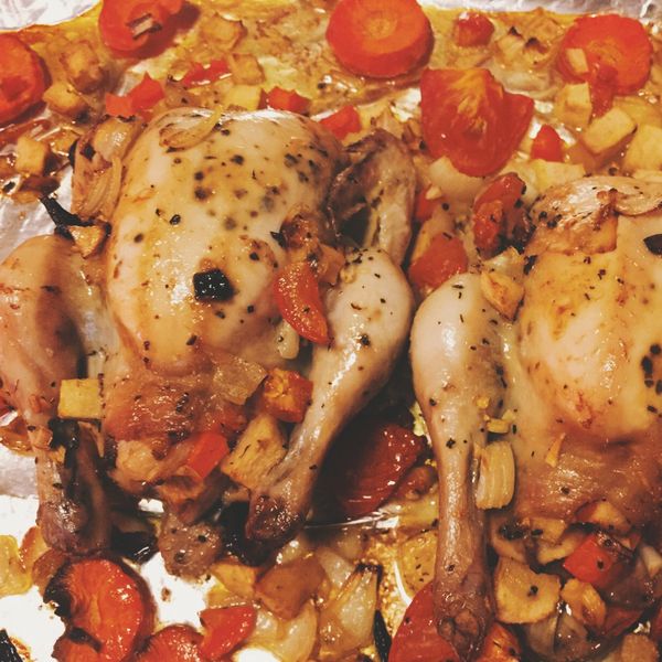 聚會好物!超多汁嫩滑香草焗雞!：Chau Wai Yan 一起做