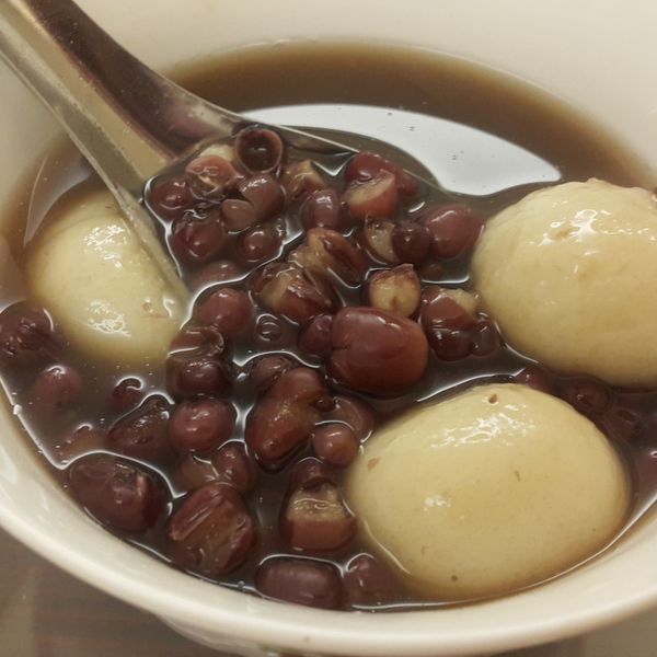 紅豆湯圓 : 小餅一起做