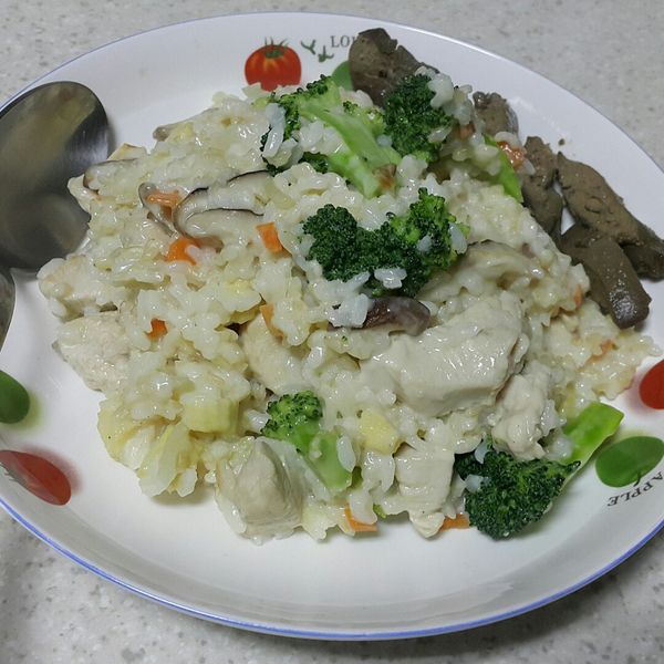 白醬雞肉燉飯【好侍北海道白醬料理】：林大葳 一起做