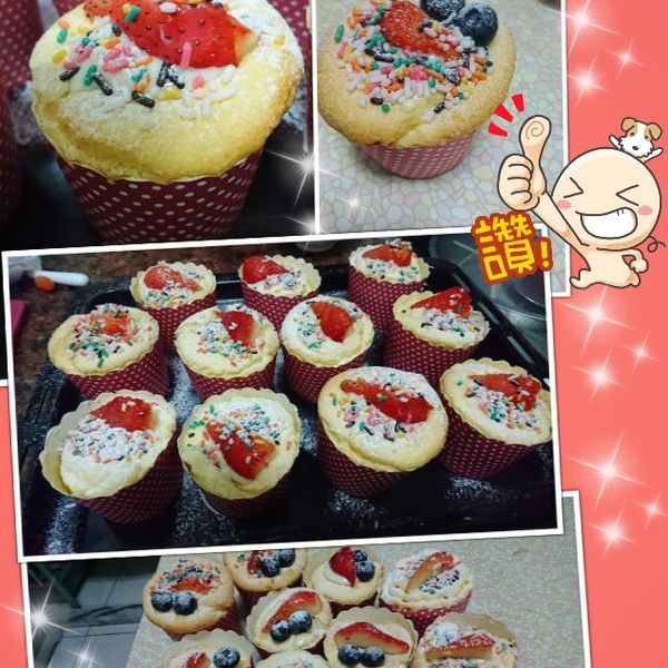 北海道戚風*巧克力*杯子蛋糕 : 林俐伶一起做