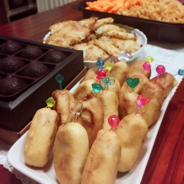 ♡可愛迷你炸熱狗點心♡ : 林小喵一起做