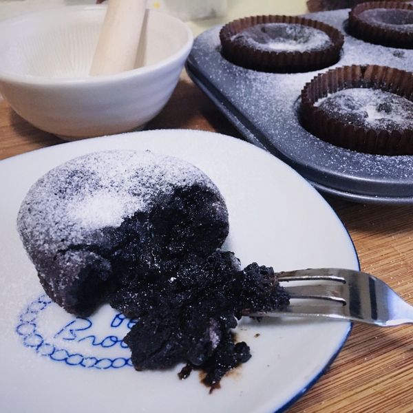 法式熱熔岩巧克力 : gobby一起做