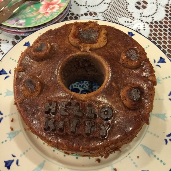 巧克力戚風蛋糕：nina 一起做