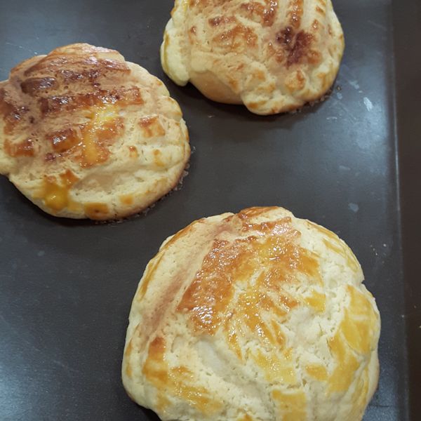 波羅奶香雞蛋麵包 : 陳萱融一起做