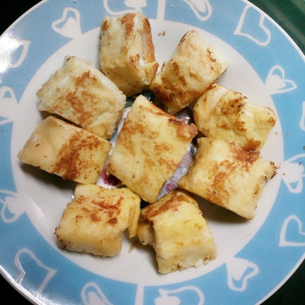 蓁料理♥法式香蕉土司捲：李雅萍 一起做