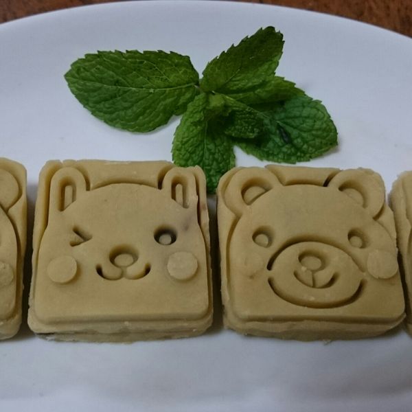 冰心綠豆糕 冰心月餅 綠豆餡製作 : Wen Ching Su一起做