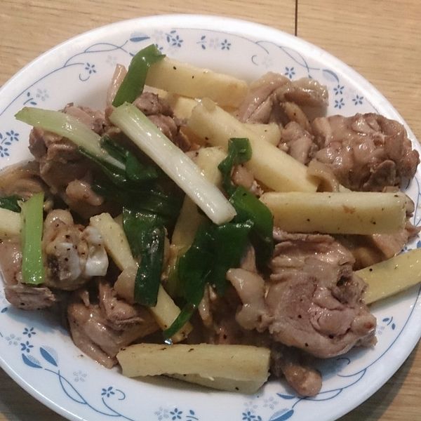 山藥炒雞肉 : 黃捷希一起做