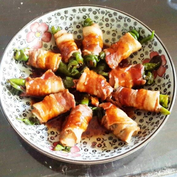 糯米椒捲肉：文子 一起做