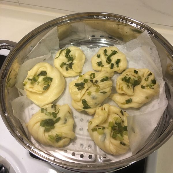 香蔥花捲 : Jing Wen一起做