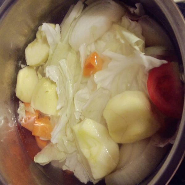 ♡宛の寶寶”食“堂 ✿ 蔬菜高湯 : 簡毓蓁一起做