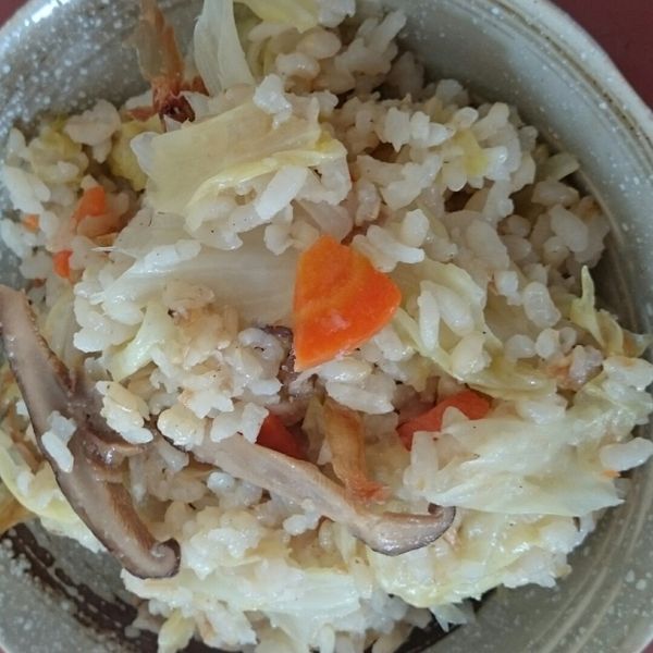 lanni  香甜高麗菜飯：Cherry  Wu 一起做