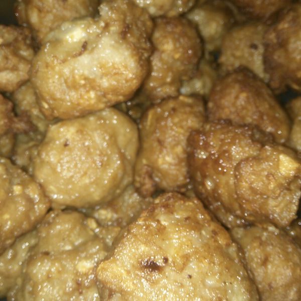 炸獅子頭 : 方靜慧一起做