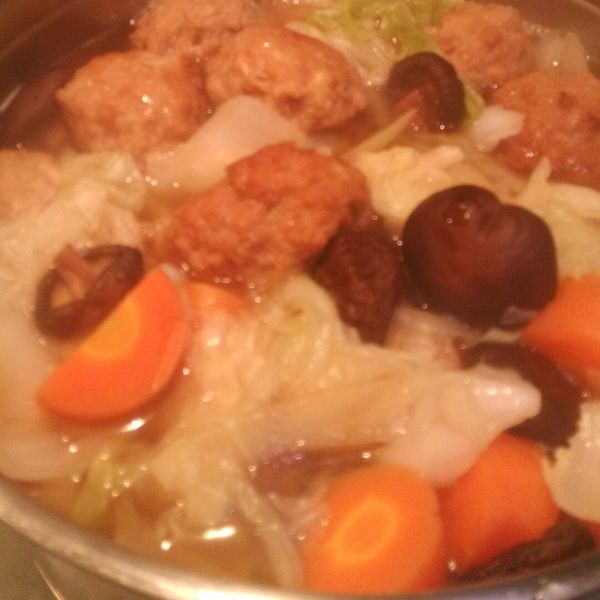 白菜獅子頭 : 方靜慧一起做