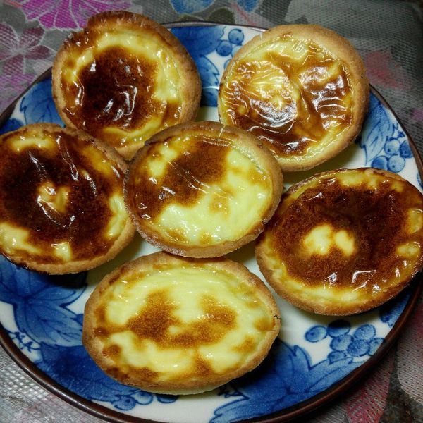 葡式蛋塔-手作✋塔皮+滑順布丁液🍮 : 芽琉一起做