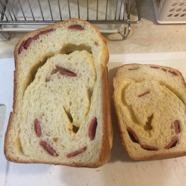 起士火腿吐司Panasonic製麵包機：劉雅玲 一起做