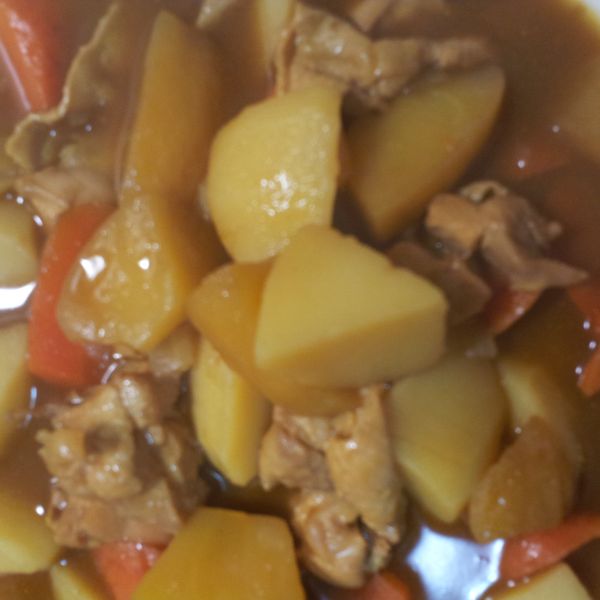 懶人! 低卡! 咖哩雞肉飯 (兩人份)：EnaWang 一起做