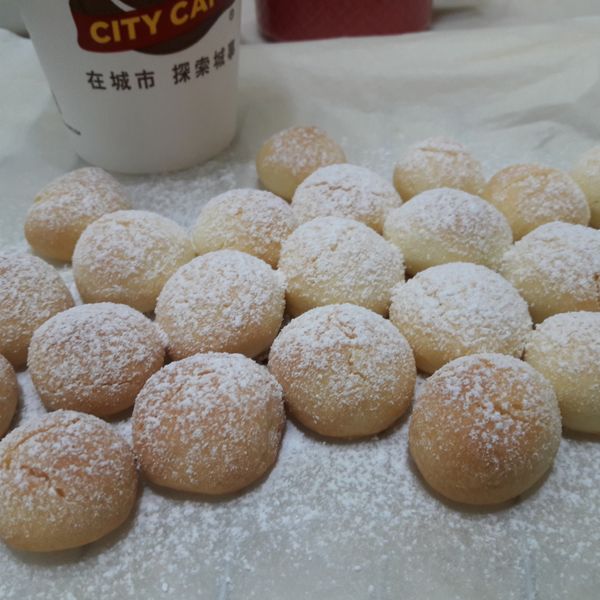 入口即溶雪球餅乾 : Ya Hui Lee一起做