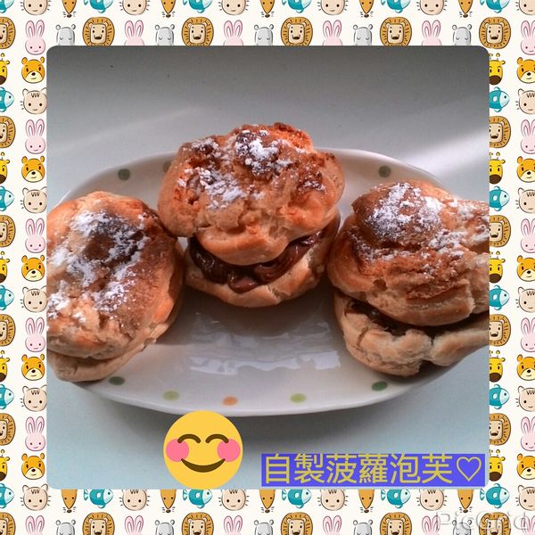 檸香菠蘿泡芙：大頭 一起做