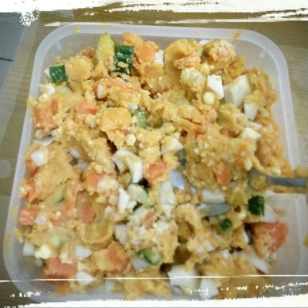 [減肥食譜] 地瓜泥沙拉：張雅涵 一起做